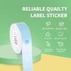 imageJADENS Label Maker Tape for D110D11 Adapted Label Printer Paper Standard SelfAdhesive Labeling Tape Address Labels Replacement Office Custom Stickers for NIIMBOT D11D110 Label MakerMarine