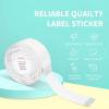 imageJADENS Label Maker Tape for D110D11 Adapted Label Printer Paper Standard SelfAdhesive Labeling Tape Address Labels Replacement Office Custom Stickers12x40mm 047quot x157Clear
