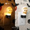 imageJADENS Skull Halloween Night Light 2 Packs LED Plugin Nightlights Auto DusktoDawn Sensorampamp Manual Switch Dcor Party Gift Lamp Bedroom Hallway Bathroom Kitchen Stairs Kids