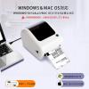 imageJADENS Thermal Shipping Label Printer  4x6 Desktop Label Maker for Shipping Packages Compatible with Mac Windows Work with Ebay Etsy Amazon UPS Shopify No Toners