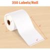 imageJADENS Thermal Shipping Labels 4x6350 Labels4 Rolls Compatible with Rollo Brother Zebra and Most Thermal Printer Perforated Commercial Grade Doesnt Compatible with DymoWhitel