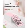 imageJADENS Thermal Shipping Labels 4x6350 Labels4 Rolls Compatible with Rollo Brother Zebra and Most Thermal Printer Perforated Commercial Grade Doesnt Compatible with DymoPink