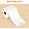 imageJADENS Thermal Shipping Labels 4x6350 Labels4 Rolls Compatible with Rollo Brother Zebra and Most Thermal Printer Perforated Commercial Grade Doesnt Compatible with DymoLabel