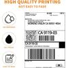 imageJADENS Thermal Shipping Labels 4x6350 Labels4 Rolls Compatible with Rollo Brother Zebra and Most Thermal Printer Perforated Commercial Grade Doesnt Compatible with DymoLabel
