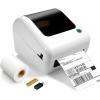imageJADENS Bluetooth Thermal Shipping Label Printer  High Speed 4x6 Wireless Label Maker Machine Support PC Phone USB for MAC Compatible with Ebay Amazon Shopify Etsy USPS Barcode MailingPearl white