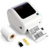 imageJADENS Bluetooth Thermal Shipping Label Printer  High Speed 4x6 Wireless Label Maker Machine Support PC Phone USB for MAC Compatible with Ebay Amazon Shopify Etsy USPS Barcode MailingWhite