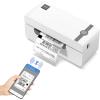 imageJADENS Bluetooth Thermal Shipping Label Printer  Wireless 4x6 Shipping Label Printer Compatible with AndroidampampiPhone and Windows Widely Used for Ebay Amazon Shopify Etsy USPSWhite