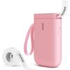 imageJADENS Label Maker Machine D11 Portable Bluetooth Printer for Labeling Home Office Organization Mini Label Maker Machine with Tape Multiple Templates Available for Phone Handheld Labeler GreenPink
