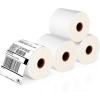imageJADENS Thermal Shipping Labels 4x6350 Labels4 Rolls Compatible with Rollo Brother Zebra and Most Thermal Printer Perforated Commercial Grade Doesnt Compatible with DymoLabel