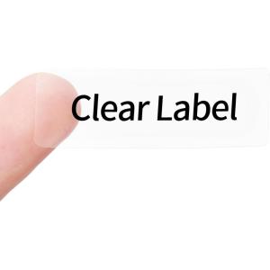 imageJADENS Label Maker Tape for D110D11 Adapted Label Printer Paper Standard SelfAdhesive Labeling Tape Address Labels Replacement Office Custom Stickers12x40mm 047quot x157Clear