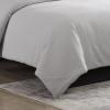 imageVera Wang  Queen Comforter Set Luxury Cotton Bedding with Matching Shams Medium Weight ampamp Ideal for All Seasons Waffle Pique Queen WhiteMoonlight Grey