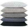 imageVera Wang  Queen Comforter Set Luxury Cotton Bedding with Matching Shams Medium Weight ampamp Ideal for All Seasons Waffle Pique Queen WhiteWaffle Pique Black