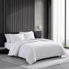 imageVera Wang  Queen Comforter Set Luxury Cotton Bedding with Matching Shams Medium Weight ampamp Ideal for All Seasons Waffle Pique Queen WhiteWhite