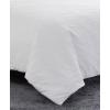 imageVera Wang  Queen Comforter Set Reversible Luxury Bedding with Matching Shams Medium Weight Home Decor Abstract Crinkle White QueenWhite
