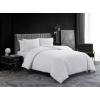 imageVera Wang  Queen Comforter Set Reversible Luxury Bedding with Matching Shams Medium Weight Home Decor Abstract Crinkle White QueenWhite
