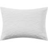imageVera Wang  Queen Comforter Set Reversible Luxury Bedding with Matching Shams Medium Weight Home Decor Abstract Crinkle White QueenWhite