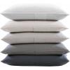 imageVera Wang  Queen Duvet Cover Set Luxury Cotton Bedding with Button Closure Includes Matching Shams Waffle Pique White QueenMidnight Blue