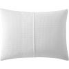 imageVera Wang  Queen Duvet Cover Set Luxury Cotton Bedding with Button Closure Includes Matching Shams Waffle Pique White QueenWhite