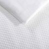 imageVera Wang  Queen Duvet Cover Set Luxury Cotton Bedding with Button Closure Includes Matching Shams Waffle Pique White QueenWhite