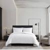 imageVera Wang  Queen Duvet Cover Set Luxury Cotton Bedding with Button Closure Includes Matching Shams Waffle Pique White QueenWhite