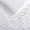 imageVera Wang  Queen Duvet Cover Set Luxury Cotton Bedding with Button Closure Includes Matching Shams Waffle Pique White QueenWhite