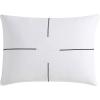 imageVera Wang  Queen Duvet Cover Set Luxury Cotton Sateen Bedding with Matching Shams All Season Home Decor Zig Zag White QueenZig Zag WhiteBlack