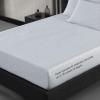 imageVera Wang Queen Sheet Set Soft Cotton Sateen Bedding Set Designer Home Dcor Simple Dot WhiteGold QueenFragments Grey