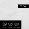 imageVera Wang Queen Sheet Set Soft Cotton Sateen Bedding Set Designer Home Dcor Simple Dot WhiteGold QueenSimple Dot White