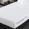 imageVera Wang Queen Sheet Set Soft Cotton Sateen Bedding Set Designer Home Dcor Simple Dot WhiteGold QueenSimple Dot White