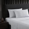 imageVera Wang Queen Sheet Set Soft Cotton Sateen Bedding Set Designer Home Dcor Simple Dot WhiteGold QueenFragments Grey