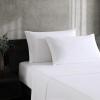 imageVera Wang Queen Sheet Set Soft Cotton Sateen Bedding Set Designer Home Dcor Simple Dot WhiteGold QueenSimple Dot White