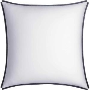 imageVera Wang  Queen Comforter Set Luxury Cotton Sateen Bedding with Matching Shams Designer Home Decor Zig Zag White QueenEuro Sham