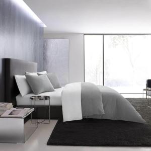 imageVera Wang  Queen Duvet Cover Set Luxury Cotton Bedding with Button Closure Includes Matching Shams Waffle Pique White QueenPewter Grey