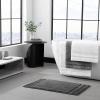 imageVera Wang  Bath Rugs Luxury Bathroom Decor Soft ampamp Aboserbent Cotton Bath Mat Eden White 2 PieceWhite