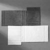imageVera Wang  Bath Rugs Luxury Bathroom Decor Soft ampamp Aboserbent Cotton Bath Mat Eden White 2 PieceWhite