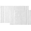imageVera Wang  Bath Rugs Luxury Bathroom Decor Soft ampamp Aboserbent Cotton Bath Mat Eden White 2 PieceWhite