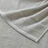 imageVera Wang  Bath Towels Set Luxury Cotton Bathroom Decor Highly Absorbent ampamp Medium Weight OekoTex Certified Sculpted Pleat Grey 6 PieceSculpted Pleat Medium Grey
