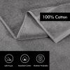 imageVera Wang  Bath Towels Set Luxury Cotton Bathroom Set Plush ampamp Super Absorbent OekoTex Certified Modern Lux White 3 PieceGrey