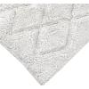 imageVera Wang  Bathroom Rug Set Soft ampamp Absorbent Bathroom Decor Reversible Modern Design Marquis Diamond Grey 2 PieceGrey