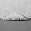 imageVera Wang  Bathroom Rug Set Soft ampamp Absorbent Bathroom Decor Reversible Modern Design Sculpted Pleat Grey 2 PieceGrey