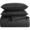 imageVera Wang  King Comforter Set Luxury Bedding with Matching Shams Designer Home Decor Illusion Black KingIllusion Black