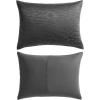 imageVera Wang  King Comforter Set Luxury Bedding with Matching Shams Designer Home Decor Illusion Black KingIllusion Black
