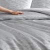 imageVera Wang  King Comforter Set Luxury Bedding with Matching Shams Designer Home Decor Illusion Black KingIllusion Grey