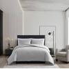 imageVera Wang  King Comforter Set Luxury Bedding with Matching Shams Designer Home Decor Illusion Black KingIllusion Grey
