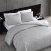 imageVera Wang  King Comforter Set Luxury Bedding with Matching Shams Designer Home Decor Illusion Black KingIllusion Grey