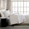 imageVera Wang  King Comforter Set Luxury Bedding with Matching Shams Designer Home Decor Illusion Black KingIllusion Ivory