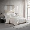imageVera Wang  King Comforter Set Luxury Bedding with Matching Shams Designer Home Decor Illusion Black KingIllusion Ivory