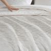 imageVera Wang  King Comforter Set Luxury Bedding with Matching Shams Designer Home Decor Illusion Black KingIllusion Ivory