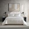 imageVera Wang  King Comforter Set Luxury Bedding with Matching Shams Designer Home Decor Illusion Black KingIllusion Ivory
