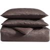 imageVera Wang  King Comforter Set Luxury Bedding with Matching Shams Designer Home Decor Illusion Black KingIllusion Lines Brown